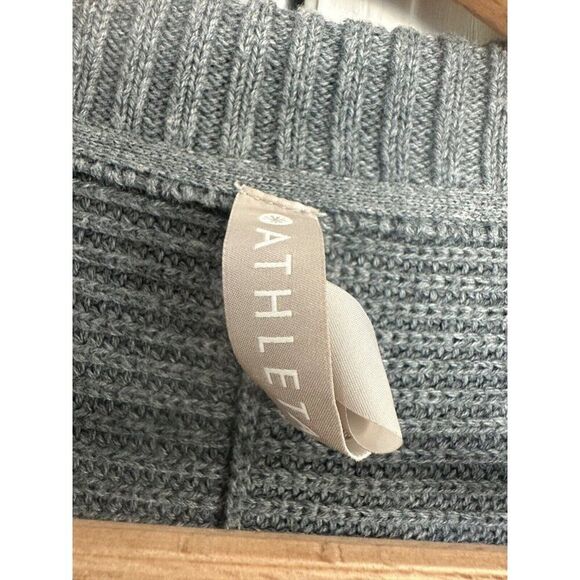 Athleta West End Oversized Cardigan Pockets Grey Women's M - Picture 4 of 13